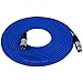 GLS Audio 25ft Colored Blue Mic Cable Patch Cords - XLR Male to XLR Female Blue Microphone Cables - 25' Balanced Mike Snake Cord