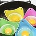 Egg Poachers, Silicone Egg Poachers Cups, Egg Mold, Egg Boiler Cups, Microwave or Stovetop Egg Cooker, High Quality, Pack of 4