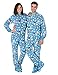 Footed Pajamas Winter Wonderland Adult Fleece