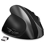 AURTEC Left-Handed Mouse, Rechargeable 2.4G