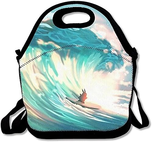 Starmiami Surfing Lunch Bag Tote Handbag Lunch Boxes For Adults, Kids, Girls, And Women