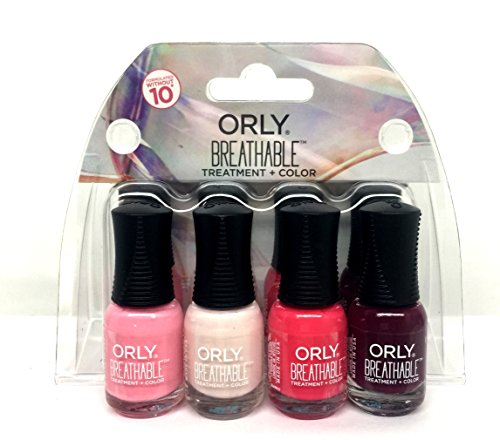 Orly Breathable Nail Lacquer - Mini 4pk Kit - 0.18oz / 5.3ml...