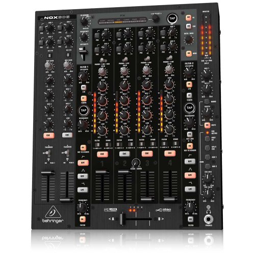 Behringer NOX606 PRO Mixer Premium 6-Channel DJ Mixer with Optical VCA Crossfader, Beat-Syncable FX, VCFs and USB Interface
