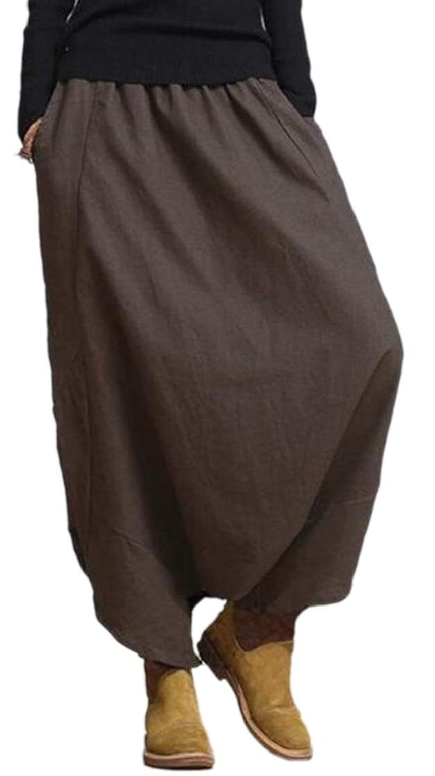 plus size drop crotch pants