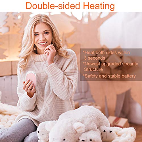 Hand Warmers Rechargeable,5200mAh Electric Portable Pocket Hand Warmer