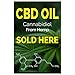 CBD Oil Sold Here Economy A-Frame Sign 2 Feet Wide by 3 Feet Tall