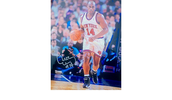 Amazon.com: Anthony Mason Signed New York Knicks 8x10 Photo Proof COA :  Arte Coleccionable y Bellas Artes
