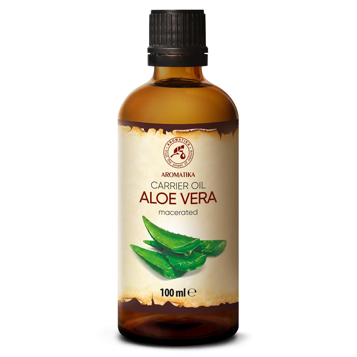 Aloe Vera pure Oil 100ml - Aloe Barbadensis - Brasil - Aloe Vera - Skin - Face & Baby Oil - Glass Bottle - Aloe Vera Oils