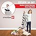 Creative QT Stuffed Animal Storage Bean Bag Chair - Toddler Size Stuff 'n Sit Organization for Kids Toy Storage - Available in a Variety of Sizes and Colors (27