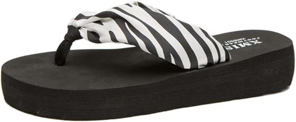 WODEBUY Women's Comfortable Lightweight Satin Light-Weight II Flip-Flop