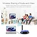 Wireless RCA Extender with IR Pass-Back Support 480p SD Can Transmit Up to 200m 656ft (Line of Sight), WiFi 5.8GHz 24 Channels AV Transmitter and Receiver for Satellite DVD to TV Home Use
