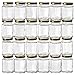 ZiLIFE PremiumVials 12 Pcs, 6 Oz Large Hexagon Glass Jars with Siilver Lids for Jam, Honey, Wedding Favors, Shower Favors, Baby Foods, DIY Magnetic Spice Jars
