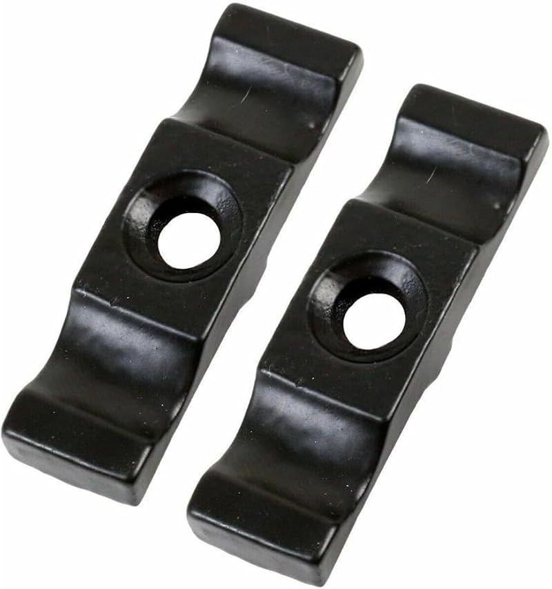 Merriway BH04252 Japanned Turn Button 50mm Black Pack of 2 - Furniture Catch
