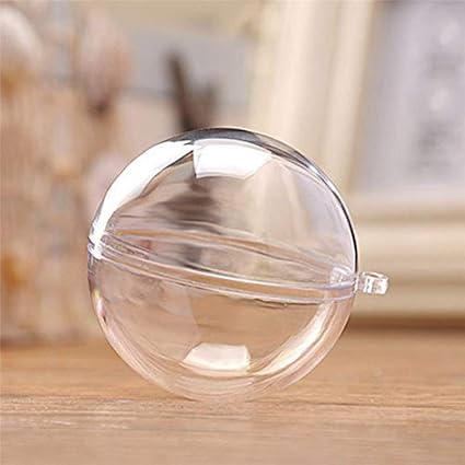 Plástico transparente bolas de acrílico de bomba de baño molde conchas moldura Kit – Paquete de 10, Transparente, 40mm: Amazon.com.mx: Hogar y Cocina