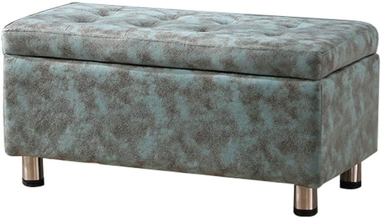 LSX--storage Storage Stool, Shoe Shoe Stool Home Door Shoe Stool Stool Storage Storage Bench Fitting Room Sofa Stool Rectangular ottomans (Color : A, Size : 120x40x40cm)