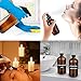 Glass Spray Bottle, KAMOTA Amber Glass Spray Bottles Set Refillable Container for Essential Oils, Cleaning Products, or Aromatherapy - 16 OZ x 2, 2 OZ x 4, 10 ml Roller Bottle x 4