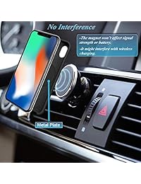 Soporte magnético universal para teléfono móvil de coche con un fuerte imán y resistente para smartphones como iPhone, Android, Mini Tablets y GPS para viajes.