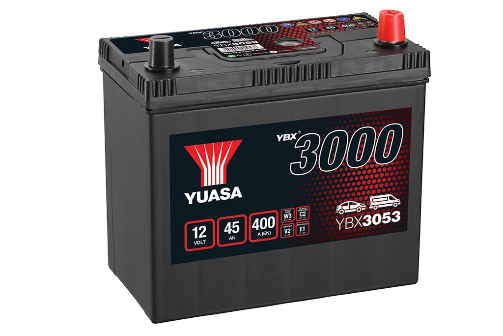 Yuasa YBX3053 12V 45Ah 400CCA Sealed Maintenance Free Car Battery