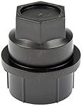 Dorman 711-025 Black Wheel Nut Cover - M27-2.0, Pack of 4
