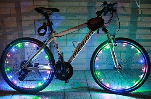 Wheelight® 20 Super-Bright LED Bicycle Lights for Spokes and Frames in Five Colors (Mult-7-colors))
