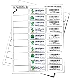 750 Blank Address Labels, FBA Barcode Labels (5030, 1” x 2 5/8”) – Strong Adhesive Sticker FNSKU Mailing Labels – Printable Labels for Mailing Envelopes – Perfect for 5260 Labels! (Pack of 750)