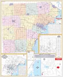 Amazon.com: Monroe County, Mi (City Wall Maps) (9780762538027): Kappa 