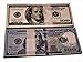 Motion Picture Money 140PCS Movie Prop Money Full Print 2 Sided Set of:100PCS $100 and 40PCS $20 Realistic Money Stacks,Copy Money Play Money That Looks Real for Movie, TV, Videos, Birthday Party