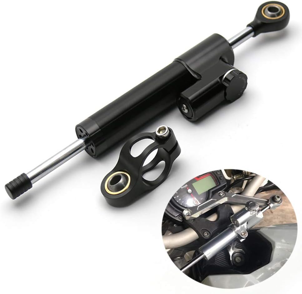 Steering Damper, CNC Aluminum Universal Motorcycle Steering Damper