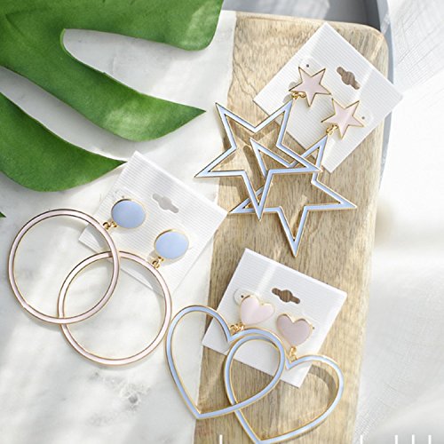 Amazon Com Korean Long Section Of The Candy Colored Hearts Stars