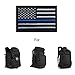 Tactical USA Flag Patch Law Enforcement 2 Pieces Thin Blue Line American Flag US United States of America Military Morale Patches