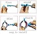 Baby Bottle Holder Multifunctional 360º Rotating Twin Baby Bottle Holder Blue