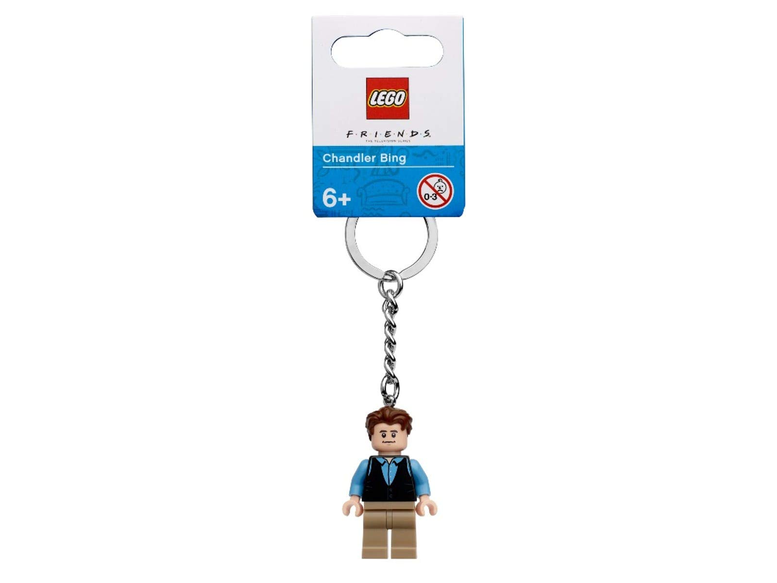 LEGO Friends Chandler Bing Minifigure Keychain 854118
