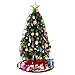 iPEGTOP Shatterproof Pinecone Hand Painted Glitter Gold Pine Cones Crafting Holiday Christmas Tree Decorations, 95mm / 3.7 inch, 6 Set