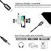[Upgraded] Lightning to 3.5mm Male Aux Stereo Audio Cable, Compatible with iOS 11 or Above, iPhone 7 / 7P / 8 / 8P / X or Any Lightning Port to Car Stereo Speakers or Headphone Audio Jack (Black)