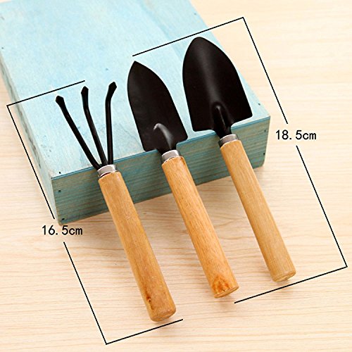 COOLTOP Plant Tools Sets Kids Toy, 3pcs Gardening Shovel Household Digging Lawn Trowel Shovel Hand Tool (style 1)