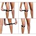 Perpetuum Sports Bundle: 1 Knee Compression Sleeve Support & 1 Knee Patella Strap | Aids in Rehabilitation, Helps Ease Pain and Stiffness During Basketball, Weightlifting, Crossfit, Running & More