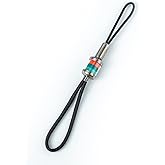 RovyVon Firefly Pro EDC Paracord Titanium Bead, Lanyard with Glowing Suitable for Pocket Knife/Flashlight/Zipper Pull/Keychain/Backpacks/DIY(Blue-Blue-Red)