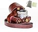 No.2 Warehouse Protective PU Leather Camera Case Bag Compatible with Sony Alpha A5000 A5100 NEX-3N 16-50mm lens (dark brown)+ a Piece of Clean Cloth