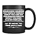 I Think You're A Cunt Mug - Funny Offensive Adult Coffee Cup.