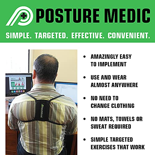 Posture Medic Dynamic Posture Brace for Neck, Upper and Lower Back