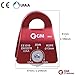 GM CLIMBING Red Micro Prusik Minding Pulley 25kN CE UIAA Certified 12mm Single Pulley Mobile Side Plates for Arborist Rigging Climbing Rescue One Unit