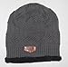 Gellwhu Men Winter Slouchy Beanie Hat Scarf Set Women Lined Thick Knit Skull Cap (Hat (Dark Grey))