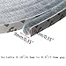 Sumnacon Frameless Adhesive Pile Weather Strip (1 Pcs Grey)