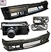 EAXIRACING compatible with 1992-1998 BMW E36 3-Series M3 Style Front Bumper Cover + Lip + Clear Fog Lights