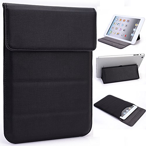 Black EPI Wrapper Travel PU Leather Pouch inkBOOK Obsidian 6" eReader Tablet, [Limited Edition]