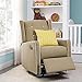 Baby Relax Mikayla Swivel Gliding Recliner, Beige