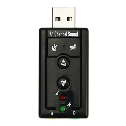 Muchbuy Usb 20 Virtual 71 Channel Ch 3d Audio Sound Card Adapter