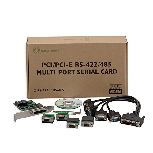IO Crest 4 Port RS-232 Serial PCIe 2.0 X1 Controller Card Components SI-PEX15042