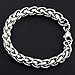 Trendsmax 4mm/6mm/8mm/10mm Wide Stainless Steel Braided Wheat Link Bracelet For Men Women 7-10inch