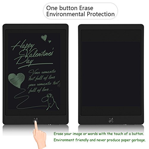 Entomy LCD Writing Tablet, 10 Inch Digital LCD Writing Drawing Tablet Pad Handwriting Drawing Sketching Graffiti Scribble Doodle Board, Great Gift for Kids and Adults. (black) - Thumbnail 3
